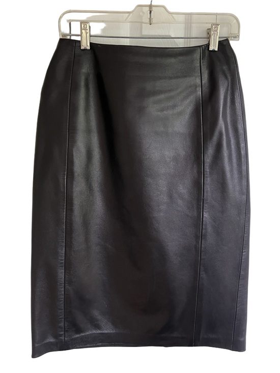 Holt Renfrew Dresses & Skirts - Holt Renfrew Black Leather Pencil Skirt 28” waist
